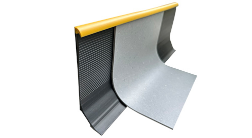 Flexible cap and cove vinyl skirting product