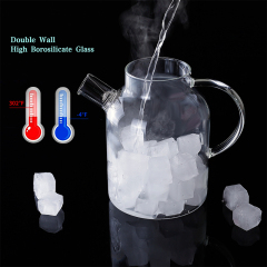 Clear Teapot with Removable Filter Spout 50.7oz