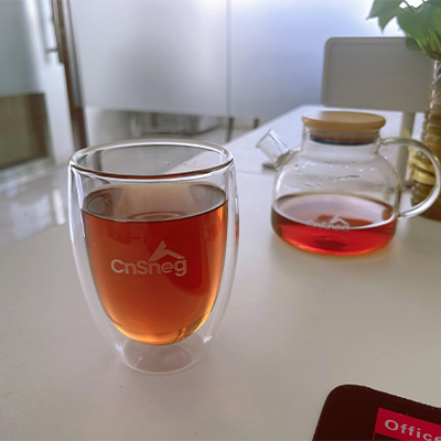 CnSneg Milk Tea Cup Double Wall Borosilicate Glass Espresso Coffee Mug For Cappuccino