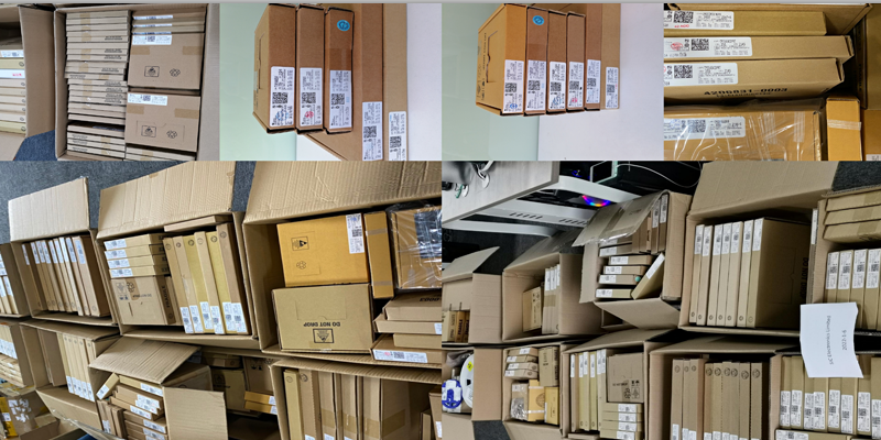SIC electronic warehouse arrivals a lot of TI products