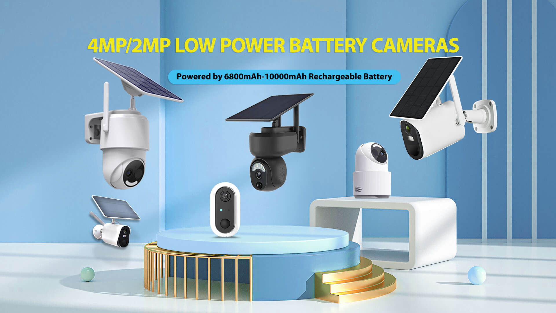 tuya low power battery cameras