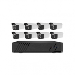 MS12-P08 IP66 4MP 8CH Wired PoE Network Video Recorder Kits