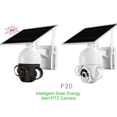 F20-WiFi/4G 4MP Solar PTZ Camera 6W 12000mAh