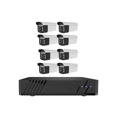 MS12-P08 IP66 4MP 8CH Wired PoE Network Video Recorder Kits