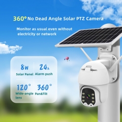 Q5-WiFi/4G 3MP Solar PTZ Camera 8W 19200mAh