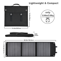 60W SunPower PET Portable Solar Charging Panel