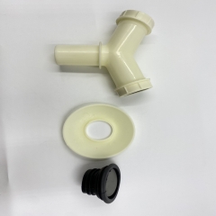 洗衣机地漏防臭三通