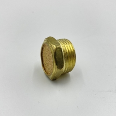 气动可调铜消声器
