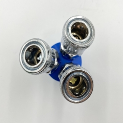 气动C式快速接头圆二通，三通