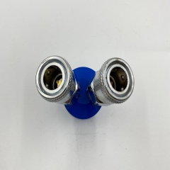 气动C式快速接头圆二通，三通