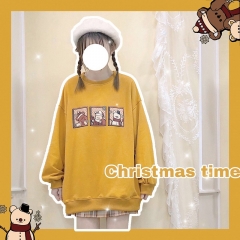 圆领卫衣圣诞三熊