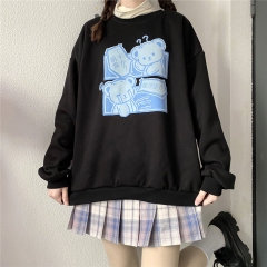 圆领卫衣2637 小熊饿了