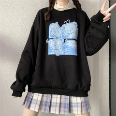 圆领卫衣2637 小熊饿了