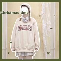 圆领卫衣圣诞三熊