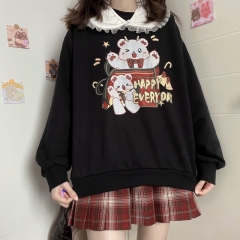 圆领卫衣2633 小熊惊喜