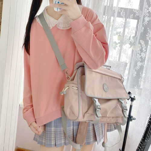 圆领卫衣2643 纯色圆领