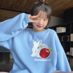 圆领卫衣2609 苹果兔