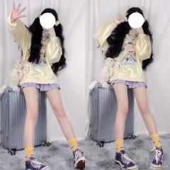 圆领卫衣海军小熊