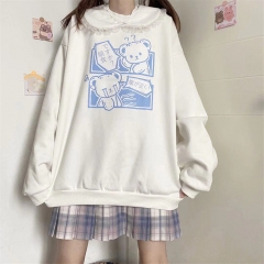 圆领卫衣2637 小熊饿了