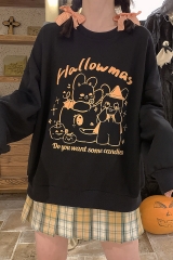 圆领卫衣2603 万圣节小熊