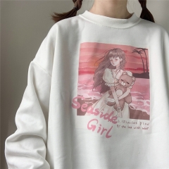 圆领卫衣2245 海滨少女