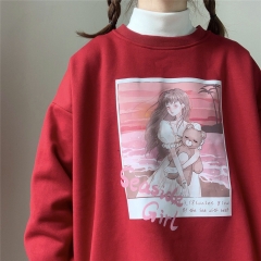 圆领卫衣2245 海滨少女