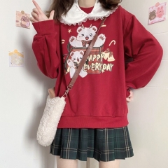 圆领卫衣2633 小熊惊喜