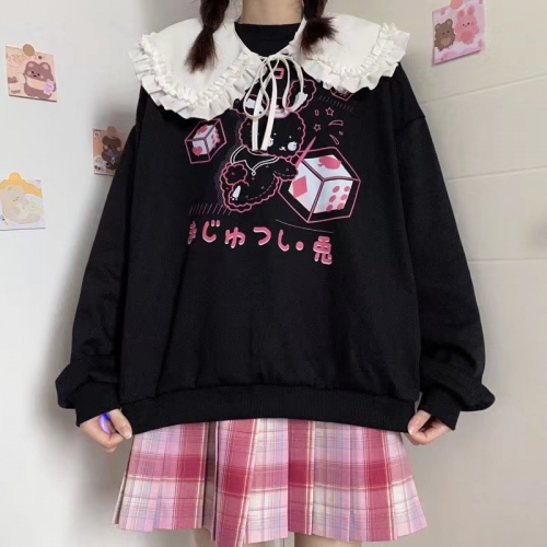 圆领卫衣2632 兔兔骰子