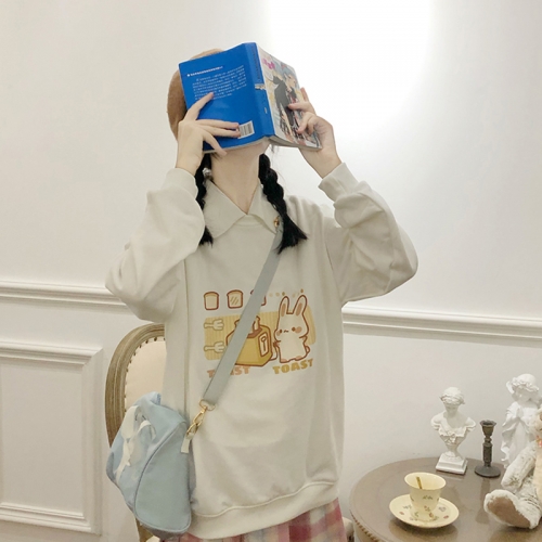 圆领卫衣773 兔兔面包片