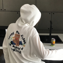 连帽卫衣2914 忧伤熊