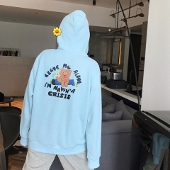 连帽卫衣2914 忧伤熊