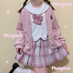 打扣开衫2929 帽子兔