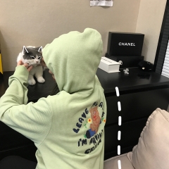 连帽卫衣2914 忧伤熊