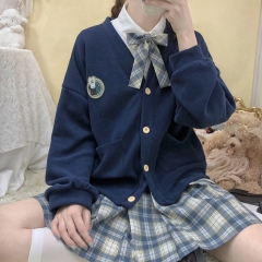 打扣开衫2929 帽子兔