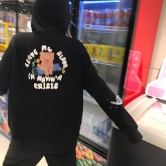 连帽卫衣2914 忧伤熊