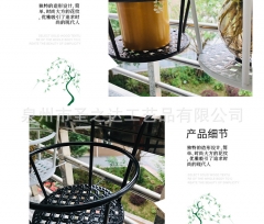 室内窗台置物架护栏悬挂小花架栏杆铁艺多肉挂架阳台挂篮窗台花架