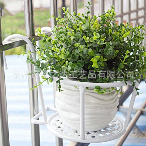 室内窗台置物架护栏悬挂小花架栏杆铁艺多肉挂架阳台挂篮窗台花架
