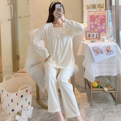 春夏季新款月子服770米白