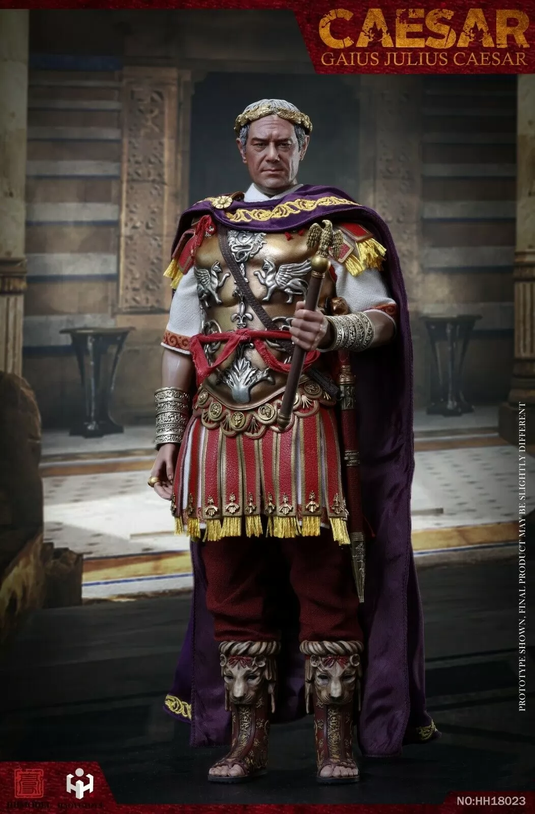 HHmodel & HaoYuTOYS HH18023 ROME Imperial Army Julius Caesar 1/6