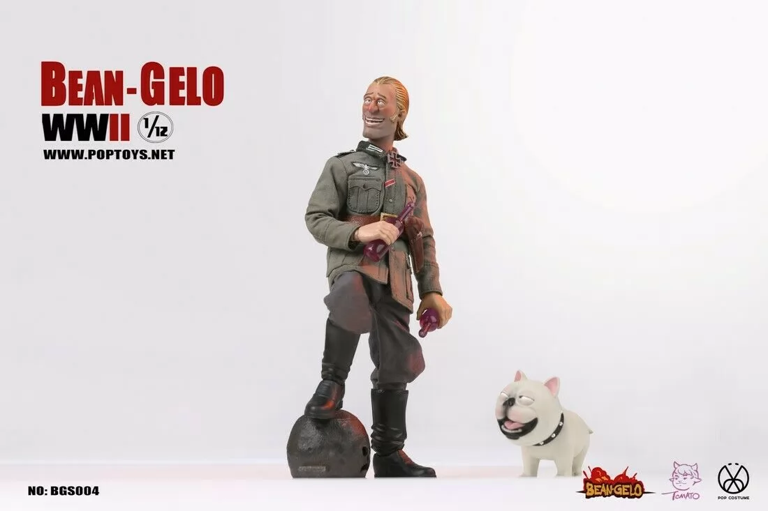 POPTOYS BGS002 Bean Gelo 1/12フィギュア ジョージ POPtoys】BGS002 1/12 Bean Gelo Series Fat guy--George WW2