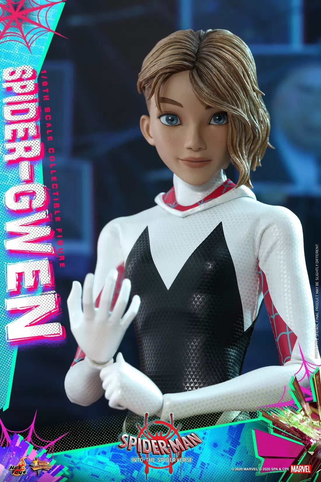 HOT TOYS MMS576 Spider-Man Into the Spider-Verse Spider-Gwen 1/6 Action  Figure