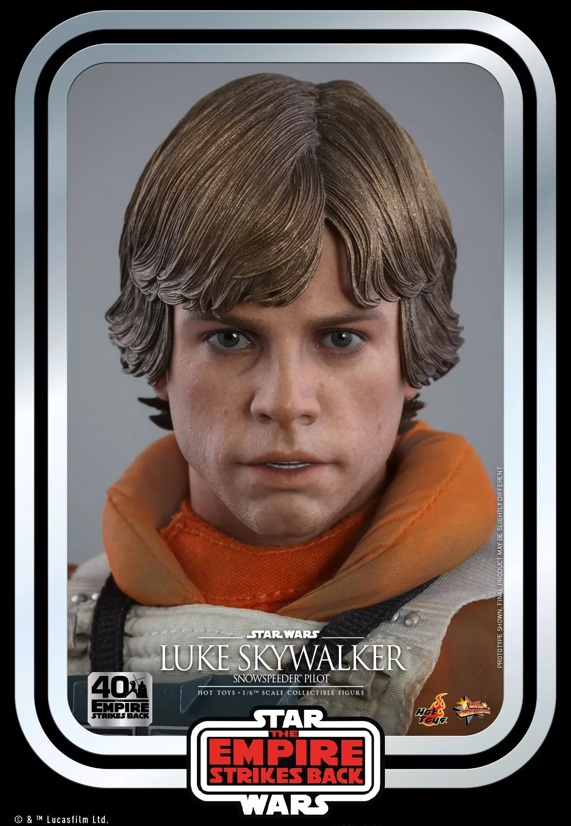 HOT TOYS MMS585 Star Wars Episode V The Empire Strikes Back  Luke Skywalker Snowspeeder Pilot 1/6 Action Figure 40th Anniversary