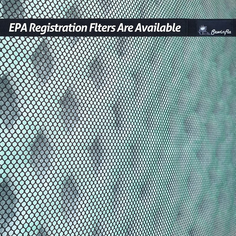 Sewinfla Upgraded Replacement Filter 2 Pieces - EPA-Registered Paint Booth Filters for Filtering Spray - This Filter Only Applies to Sewinfla Paint Booth, Does not Apply to Any Other Brand Booth