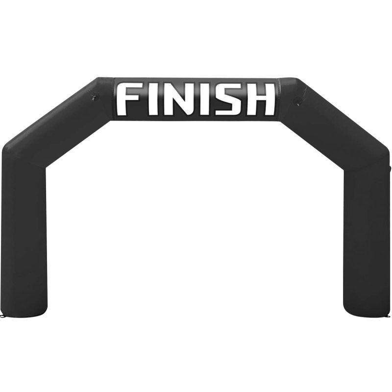 Sewinfla 20ft Inflatable Arch with Start Finish Line Racing Arch Banners & Blower Outdoor Inflatable Archway for Advertising Commerce Party Sport Race