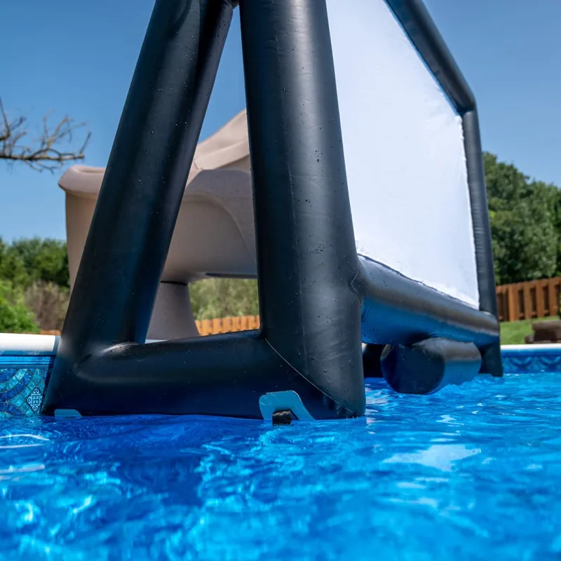 Inflatable, Leakproof hexagon swimming pool cover for All Ages
