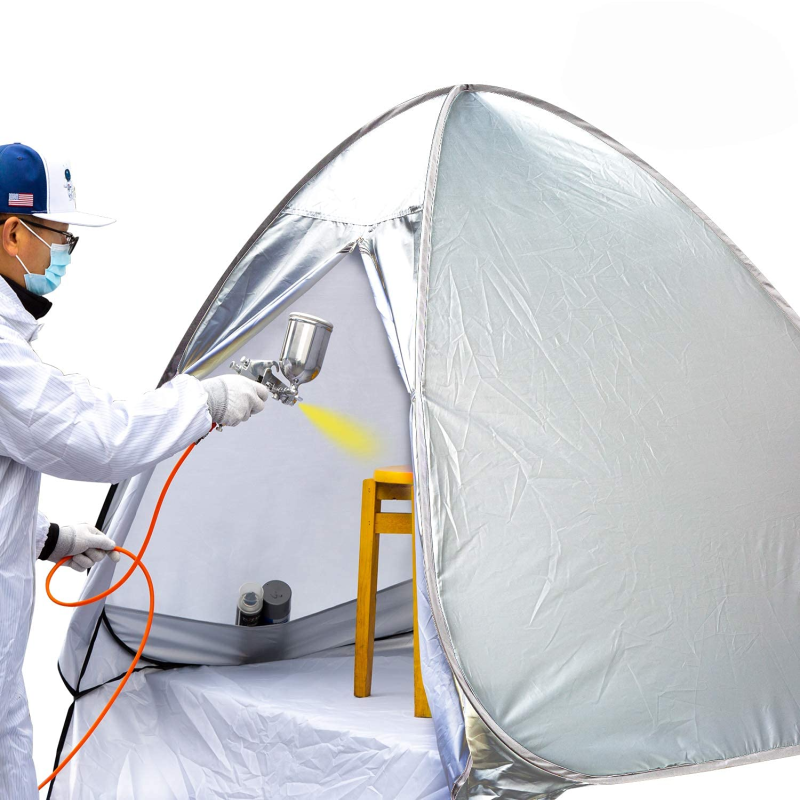 Sewinfla Spray shelter Portable Small Paint Booth Tent for DIY Spray Painting Easy to Set Up