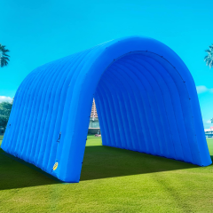 Inflatable Tunnel Sports Tunnel Entrance with Installed Blower Inflatable Tunnel Tent for Business Advertising Event Exhibition Promotion,Street,Shop,Supermarket,School(Blue, 16x10x10ft)