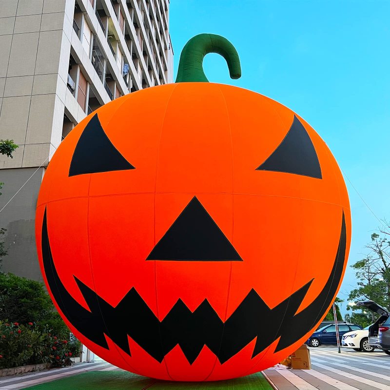 Giant Premium Halloween Inflatable Pumpkin Decorations with Blower, Blow up Halloween Decorations Outdoor Holiday Decor for Outdoor Yard Lawn Xmas Party