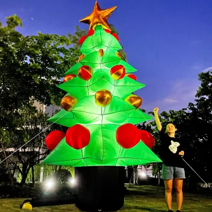 Tall Inflatable Christmas Tree