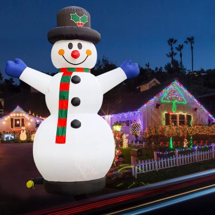 Friendly Inflatable Snowman